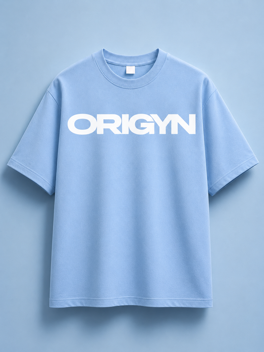 Ocean Muse Oversized T-Shirt (Sky Blue) – Unisex