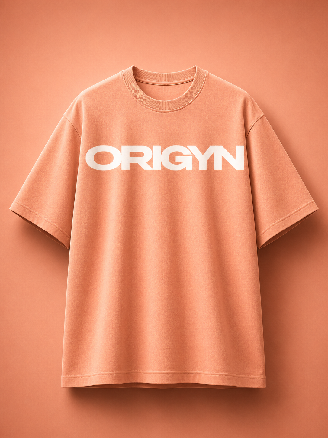 Bloom Oversized T-Shirt (Peach Blush) – Unisex
