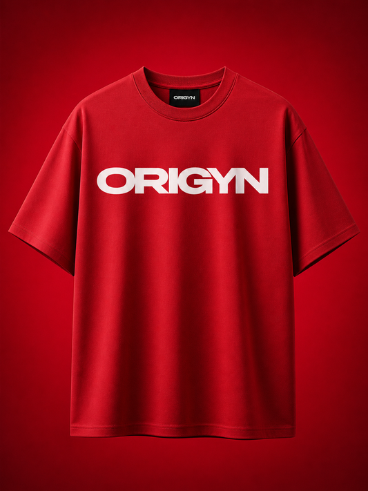 Ronin Warrior Oversized T-Shirt (Fire Red) – Unisex