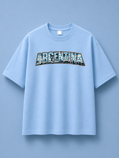 Argentina Legends Oversized T-Shirt (Sky Blue) – Unisex