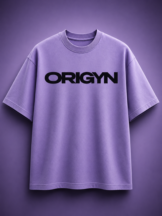 Happiness Oversized T-Shirt (Lavender Mist) – Unisex