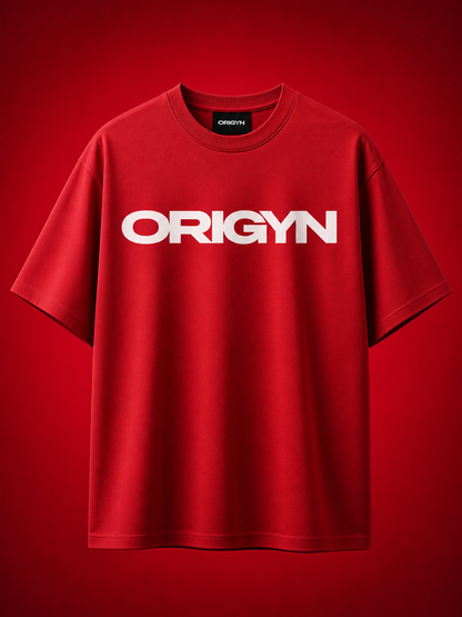 Ronin Warrior Oversized T-Shirt (Fire Red) – Unisex